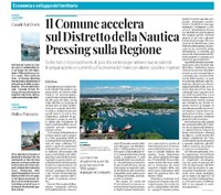 Il Comune accelera sul Distretto della Nautica – Pressing sulla Regione