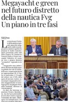 Megayacht e green nel futuro distretto della nautica FVG. Un piano in tre fasi