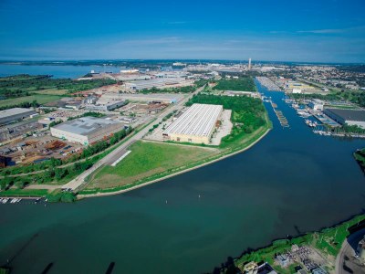 Zona Lisert lungo il canale Locovaz e Via Timavo